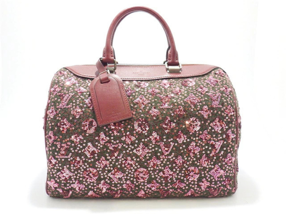 LOUIS VUITTON limited edition Sequin Sunshine Express Speedy Pink